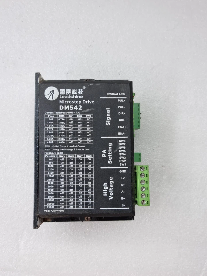 leadshine dm542 microstep drive dm856 digital stepping driver